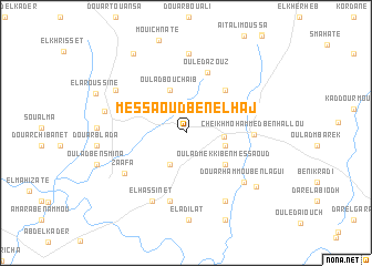 map of Messaoud Ben el Haj