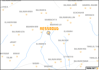 map of Messaoud