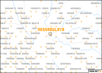 map of Messaoulaya