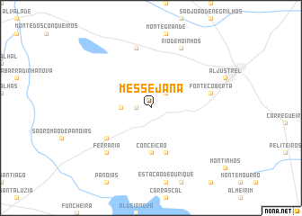 map of Messejana