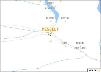 map of Messelt