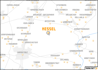 map of Messel