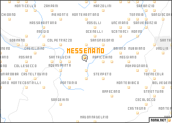 map of Messenano