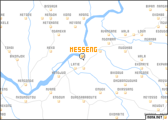 map of Messeng