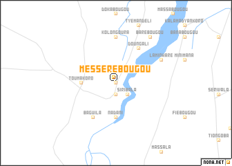 map of Méssérébougou