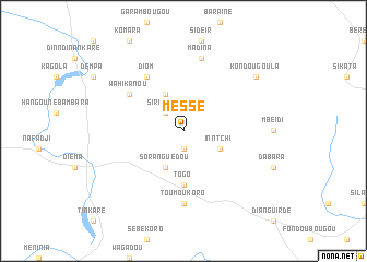 map of Messé