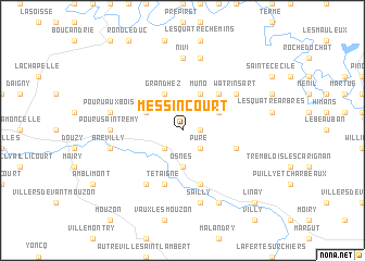 map of Messincourt
