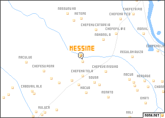 map of Messine