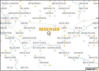map of Messingen