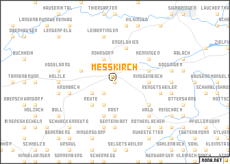 map of Meßkirch