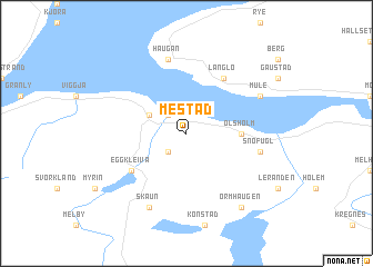 map of Mestad