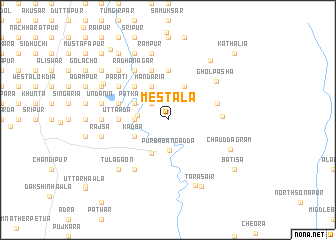 map of Mestala