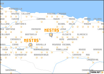 map of Mestas