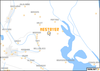 map of Mestayer