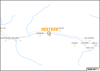 map of Meştera