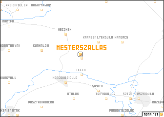 map of Mesterszállás