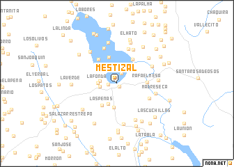 map of Mestizal