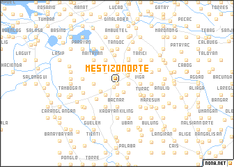 map of Mestizo Norte