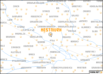 map of Mestni Vrh