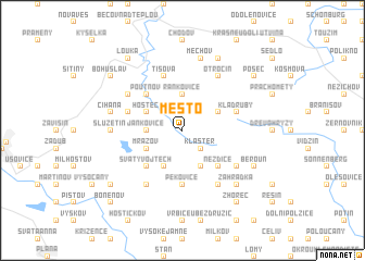 map of Město