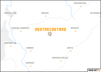 map of Mestre Caetano