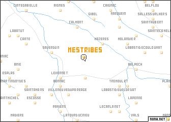 map of Mestribès