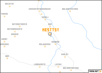 map of Mesttsy