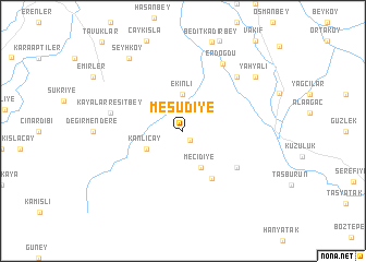 map of Mesudiye