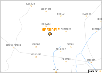 map of Mesudiye