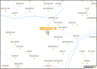 map of Mesudiye