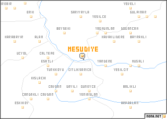 map of Mesudiye