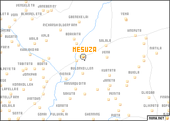 map of Mesuza