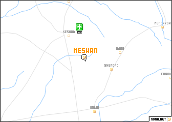 map of Meswān