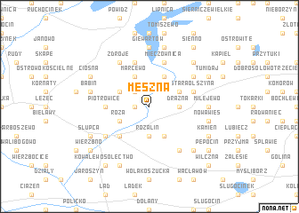 map of Meszna