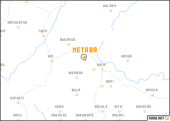 map of Metaba