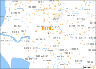 map of Metaj