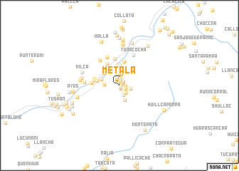 map of Metala