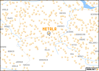 map of Metala