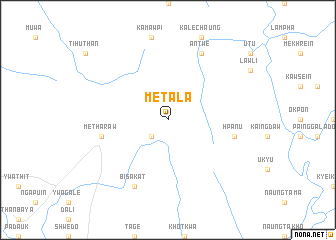 map of Mètala