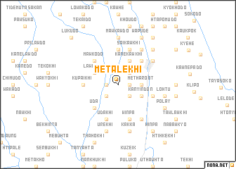 map of Metalekhi