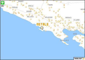 map of Metale