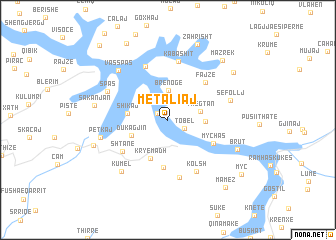 map of Metaliaj