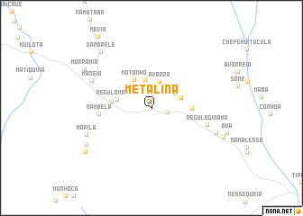 map of Metalina