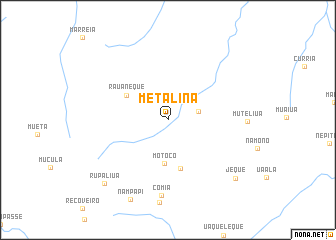 map of Metalina