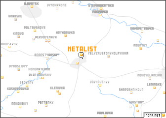 map of Metalist