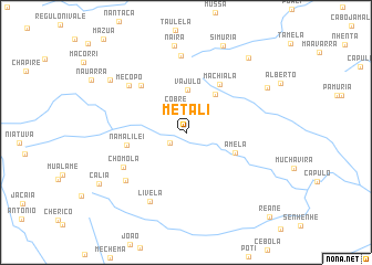 map of Metali