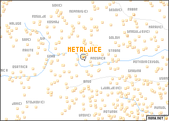 map of Metaljice