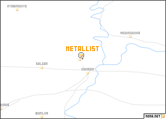 map of Metallist