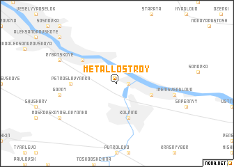 map of Metallostroy