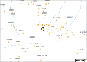 map of Metama